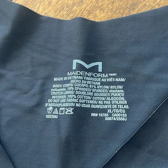 Maidenform bundle Shapewear black nude XL 2XL open bust intimates bodysuit faja - Picture 4 of 16